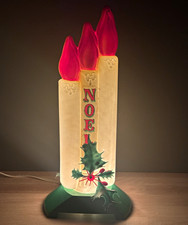 Vintage Empire Noel Candle Table Lamp Christmas Indoor 13” picture