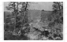 Colfax California Bear River Bridge Standard Postcard COPY RPPC picture