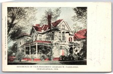 Charles W. Fairbanks Residence Indianapolis Indiana W. G. Postcard PC249 picture