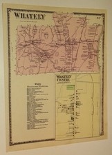 1871 map Whately, Massachusetts taken from Franklin Co. Atlas picture