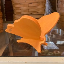 Longaberger Woodcrafts 3D Orange BUTTERFLY Figure Decoration No. 5216074 New picture