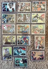 (16) 1966 Topps Batman Trading Cards The Joker Rookie Card The Penguin Robin Lot picture