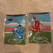 Pokémon Go Fest 2023 Keychains - New York City Blue & Red picture