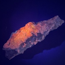 6 “ Godzilla Mangano Calcite Pyrite Fluorescent Crystal Mineral Specimen 🔥 UV picture
