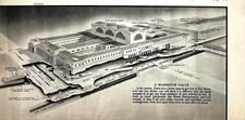 The Pennsylvania Station New York City 1939 Demolished 1963-66 Vtg Mag Excerpt picture