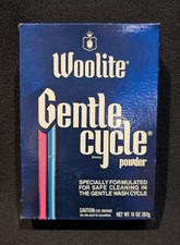 NEW UNOPENED 1982 Woolite Gentle Cycle Powder 14oz Vintage Laundry Detergent picture
