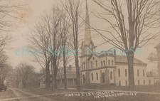 New Hartford NY - METHODIST CHURCH - RPPC Postcard Oneida County nr Utica picture