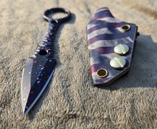 Half Face Blades - Limited 4th July Ringstrike ~ Rockwork Black Patriot Splatter picture