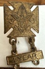 BSA Vintage 1 Year Service Pin picture