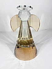 RARE Oleg, Cassini / Simon Designs Crystal Guardian Angel, Teal Shimmer, Amber, picture