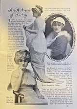1914 Actress Emily Stevens illustrated picture