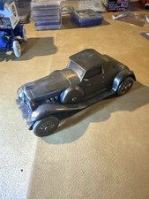 Vintage 1974 Banthrico 1930 Duesenberg Cast Metal Car Coin Bank Promo Chicago picture