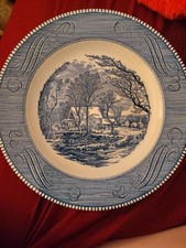 73+ Piece Vintage Currier & Ives Collection Blue & White 1950s–1970s picture