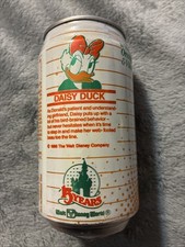Vintage Diet Minute Maid Orange 12oz Soda Can Disney’s Daisy Duck Graphic 1986 picture