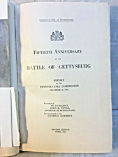 Fiftieth Anniversary of the Battle of Gettysburg  Commonwealth of PA 1915 Rev Ed picture