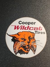 Vintage Cooper Wildcat Tires Decal picture