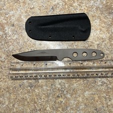 Vtg Ernie Emerson Custom Hand Ground Specwar Neck Knife 2001 Skeleton Fixed picture