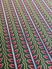 Vintage 1984 Laura Ashley OAK LEAVES Fabric 4 Yds x 48