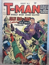 T-Man No. 3 Quality Publication January 1952 picture