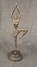 Vintage Piourette Ballet Dancer Aged Iron picture