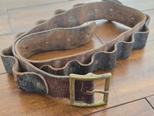Interwar Period Shotgun Ammo Belt 1923 127th Infantry 12 Gauge picture