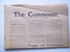 The Commoner #447 August 13, 1909 William Jennings Bryan