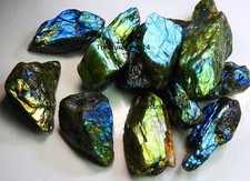 1250 Crt WHOLESALE LOT NATURAL MULTI FIRE LABRADORITE DRUZY ROCK ROUGH GEMSTONE picture