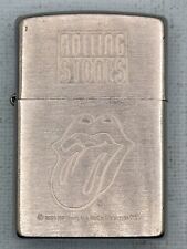 Vintage 2000 Rolling Stones Tongue Chrome Zippo Lighter Mick Jagger picture