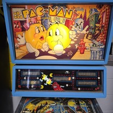 Vintage 1982 Mr. & Mrs. Pac-Man Pinball Machine picture
