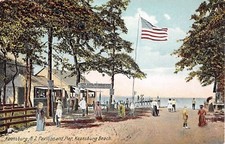 c.1914 Bayside Grove Keansburg Beach Pavilion & Pier Keansburg NJ post card picture