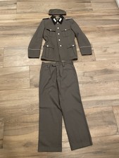 East German DDR GDR NVA Dark Collar Uniform Pants Hat picture