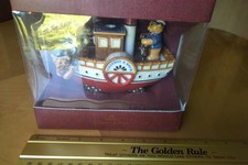 Villeroy & Boch Christmas Teddies ship with Teddy Bear rare HTF picture