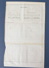 1844 Pensacola Navy Yard Plan Officers’ Quarters, 1st & 2nd Class Houses picture
