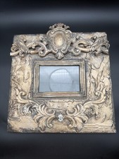 Michelle Butler Designs Ornate Jeweled Picture Frame Distressed Gold DAMAGED picture