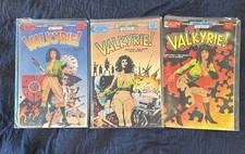 Valkyrie 1 - 3 Eclipse Comics Dixon Gulacy 1987 VF to VF+ picture