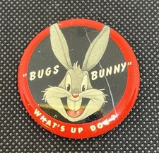 Vintage 1959 Bugs Bunny Pinback Button Originally on Bijou Toys Bugs Bunny Doll picture