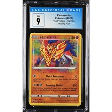 Pokémon Vivid Voltage Zamazenta 102/185 2020 cgc 9 picture