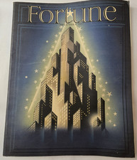 Fortune Magazine December 1937 Art Deco Corporate Advertising Pre‑War Graphics picture