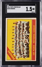 1966 TOPPS VENEZUELAN VENEZUELAN #238 BASEBALL SGC 1.5 picture