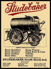 1915 Studebaker Road Equipment - South Bend NEW Metal Sign: 12 X 16 Ships Free picture