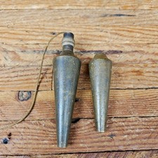 Vintage Dietzgen CS-4811 Point Brass Plumb Bob For Parts 8 oz 12 oz picture