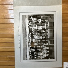 Chatham Grade School 1953 Original Elementary Class Photo with School Building picture