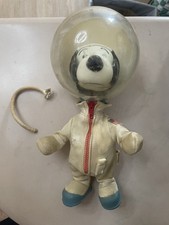 1969 Vintage Snoopy Astronaut Figure Doll Toy Space Helmet Peanuts picture