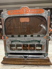 1930’s Rock-Ola Five Jacks Trade Stimulator. Rare picture
