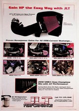 JLT Performance Mustang Cold Air Intake Performance Parts Magazine Ad 2018 picture