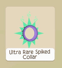 Animal Jam Play Wild Ultra Rare Spiked Collar (LAST ONE) picture