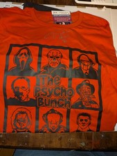 The Psycho Bunch/ Horror Graphic T-Shirt autograph cj Graham f13-VI jsa picture