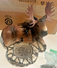 CANADA MOOSE ASHTRAY VINTAGE CANADIAN MOOSE picture
