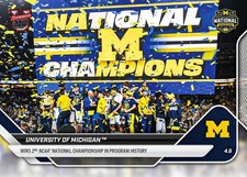 2025-26 TOPPS NOW MICHIGAN WOLVERINES BASKETBALL NATIONAL CHAMPIONS CARD PR 3995 picture