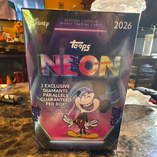 Topps 2026 Neon Disney Trading Card Box Mickey Mouse Parallel picture